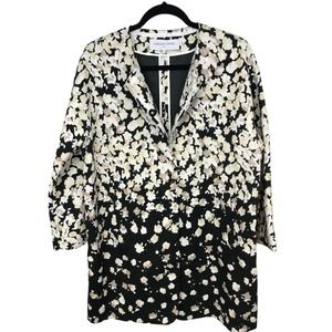 Gerard Darel Paris print coat Sz 10